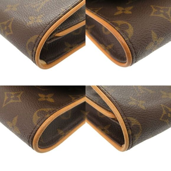 Louis Vuitton Twin Brown Canvas Shoulder Bag (Pre-Owned) - Picture 4 of 9